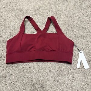NWT Paragon Reluna Women's Burgundy Sports Bra